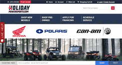 Desktop Screenshot of holidaypowersports.com