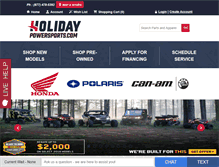 Tablet Screenshot of holidaypowersports.com